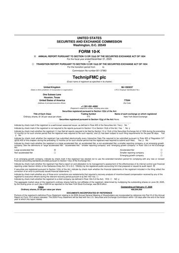 Thumbnail TechnipFMC
 10-K Annual Report 2025