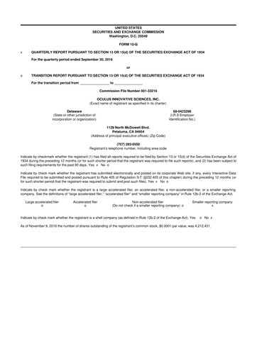 Vorschaubild Sonoma Pharmaceuticals 10-Q Quartalsbericht 2017 