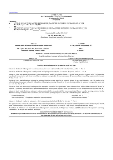 Thumbnail Alto Ingredients 10-K Annual Report 2016