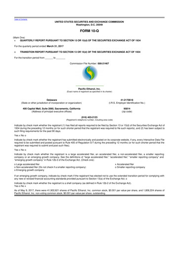 Vorschaubild Alto Ingredients 10-Q Quartalsbericht 2017 