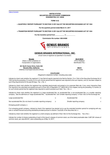 Thumbnail Kartoon Studios 10-Q Quarterly Report FY2017 