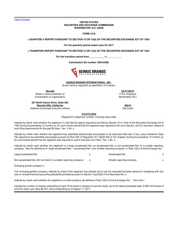 Thumbnail Kartoon Studios 10-Q Quarterly Report FY2017 