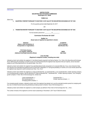 Thumbnail RadNet 10-Q Quarterly Report FY2017 