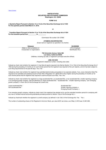 Thumbnail Atomera 10-Q Quarterly Report FY2018 