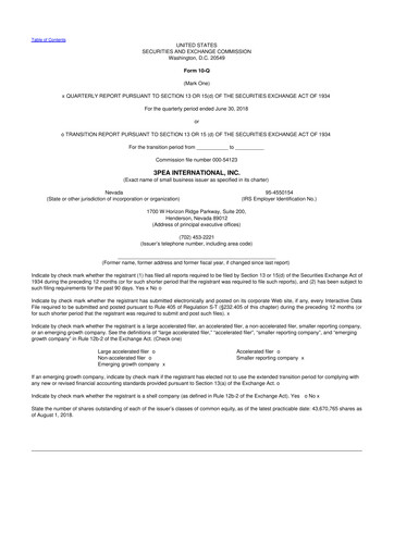 Thumbnail Paysign 10-Q Quarterly Report FY2018 