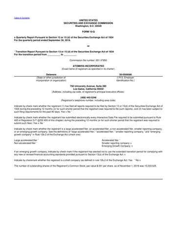 Thumbnail Atomera 10-Q Quarterly Report FY2018 