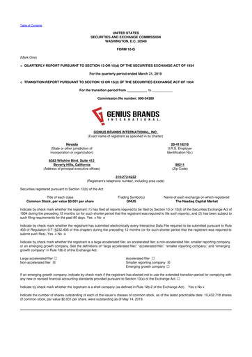 Thumbnail Kartoon Studios 10-Q Quarterly Report FY2019 