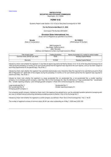 Thumbnail Beam Global 10-Q Quarterly Report FY2020 