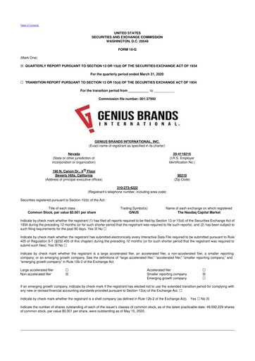 Thumbnail Kartoon Studios 10-Q Quarterly Report FY2020 