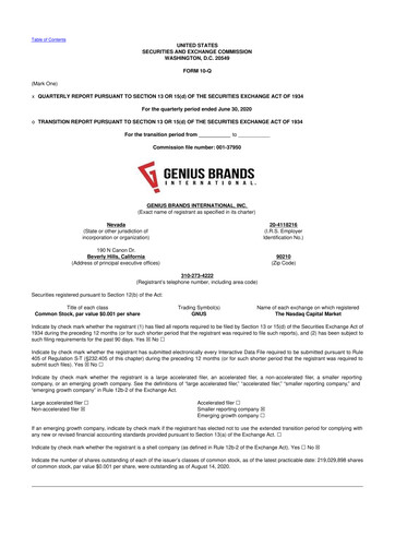 Thumbnail Kartoon Studios 10-Q Quarterly Report FY2020 