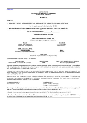 Thumbnail Kartoon Studios 10-Q Quarterly Report FY2020 