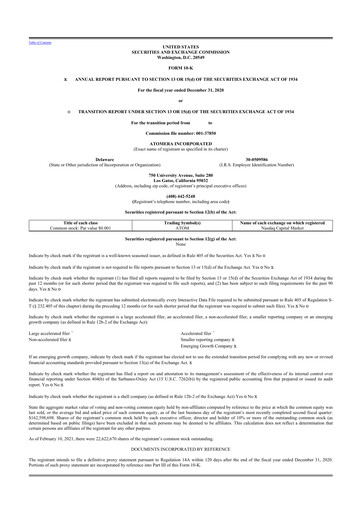 Thumbnail Atomera 10-K Annual Report 2020