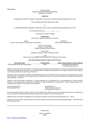 Thumbnail Paysign 10-Q Quarterly Report FY2021 