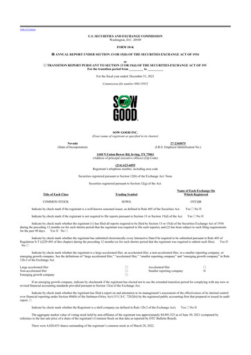 Thumbnail Sow Good 10-K Annual Report 2021