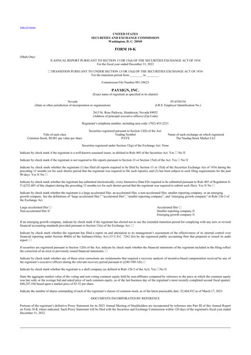 Thumbnail Paysign 10-K Annual Report 2022