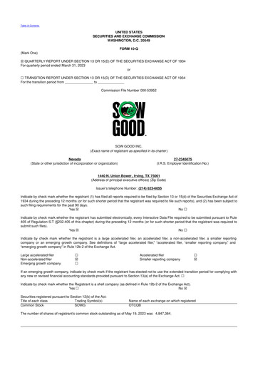 Thumbnail Sow Good 10-Q Quarterly Report FY2023 