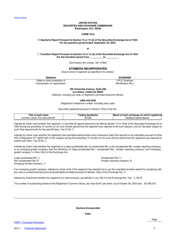 Thumbnail Atomera 10-Q Quarterly Report FY2023 