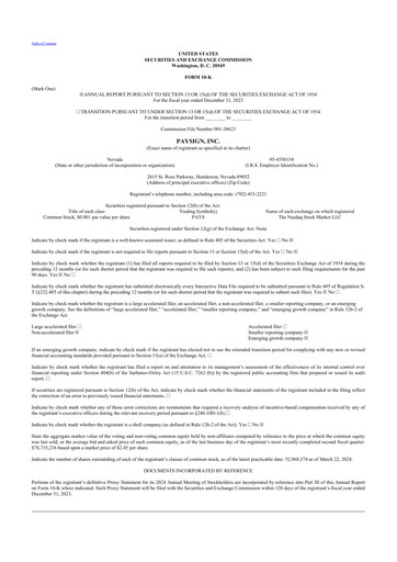 Thumbnail Paysign 10-K Annual Report 2023