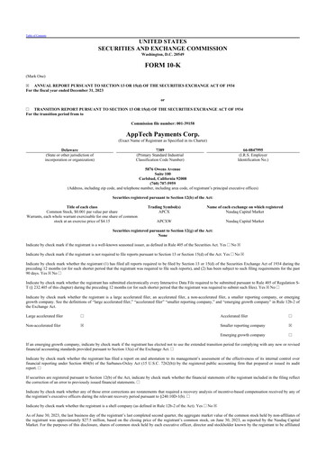 Thumbnail AppTech Payments 10-K Annual Report 2023