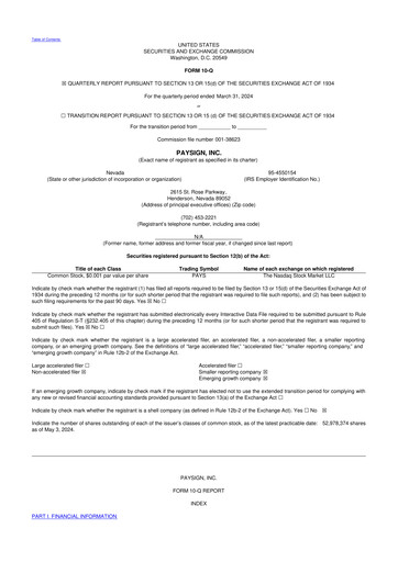 Thumbnail Paysign 10-Q Quarterly Report FY2024 