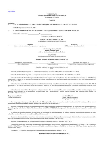 Vorschaubild Sonoma Pharmaceuticals 10-K Jahresbericht 2024