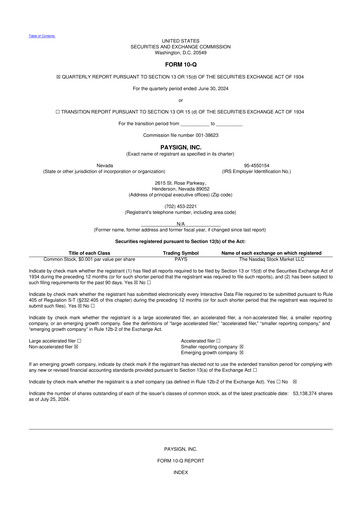 Thumbnail Paysign 10-Q Quarterly Report FY2024 