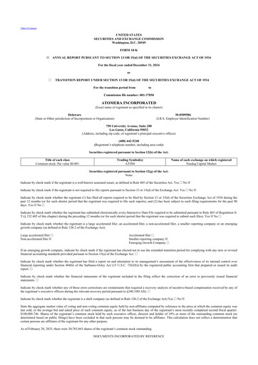 Thumbnail Atomera 10-K Annual Report 2024