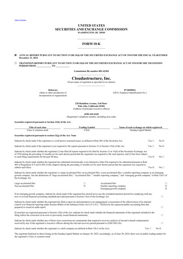 Thumbnail Cloudastructure 10-K Annual Report 2024