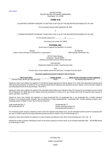 Thumbnail Paysign 10-Q Quarterly Report FY2025 