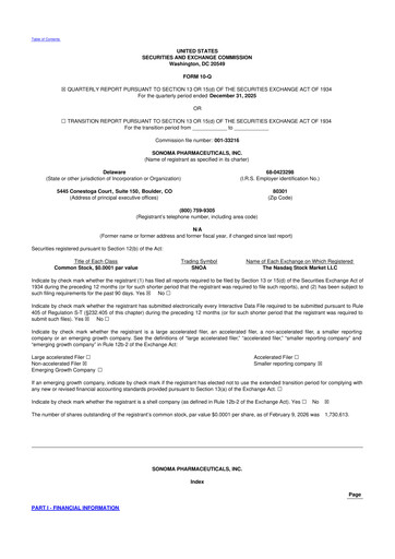 Vorschaubild Sonoma Pharmaceuticals 10-Q Quartalsbericht 2026 