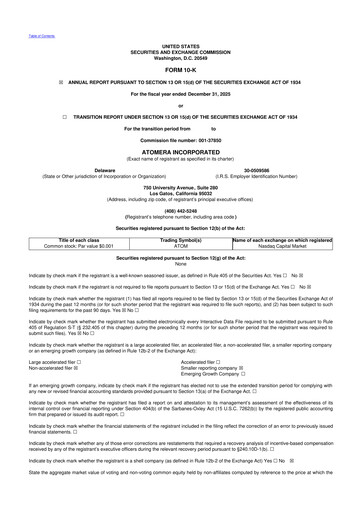 Thumbnail Atomera 10-K Annual Report 2025