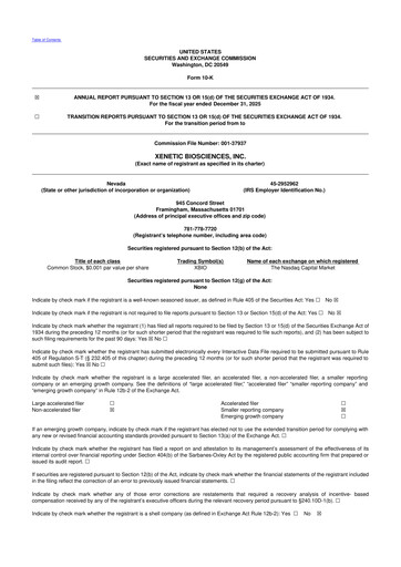 Thumbnail Xenetic Biosciences 10-K Annual Report 2025