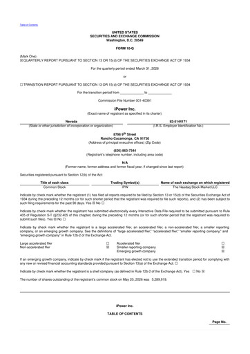Thumbnail iPower 10-Q Quarterly Report FY 