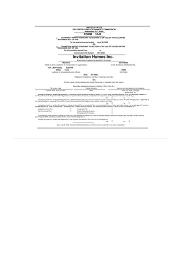 Thumbnail Invitation Homes
 10-Q Quarterly Report FY2026 