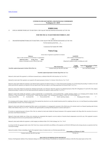 Thumbnail Vistra 10-K Annual Report 2023