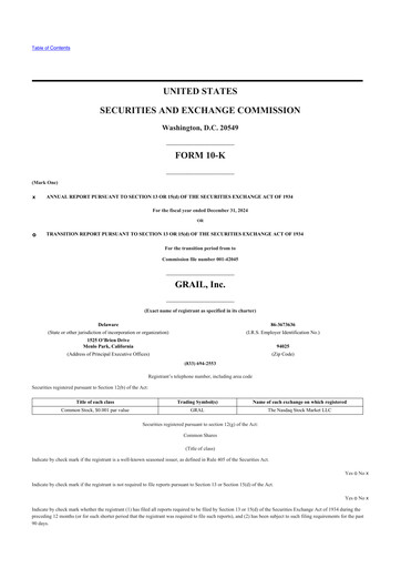 Thumbnail GRAIL 10-K Annual Report 2024