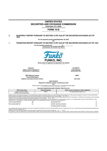 Thumbnail Funko
 10-Q Quarterly Report FY2023 