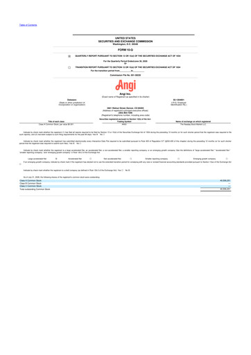 Miniature Angi Inc. 10-Q Rapport trimestriel 2026 