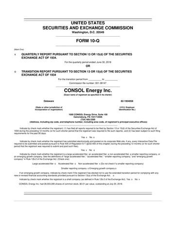 Miniature Core Natural Resources 10-Q Rapport trimestriel 2018 