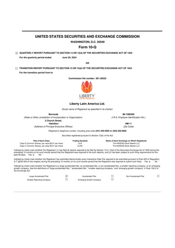 Thumbnail Liberty Latin America
 10-Q Quarterly Report FY2024 