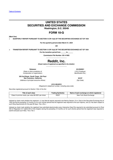 Thumbnail Reddit 10-Q Quarterly Report FY2024 