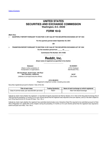 Thumbnail Reddit 10-Q Quarterly Report FY2024 