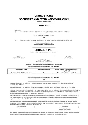 Thumbnail Zscaler 10-K Annual Report 2026