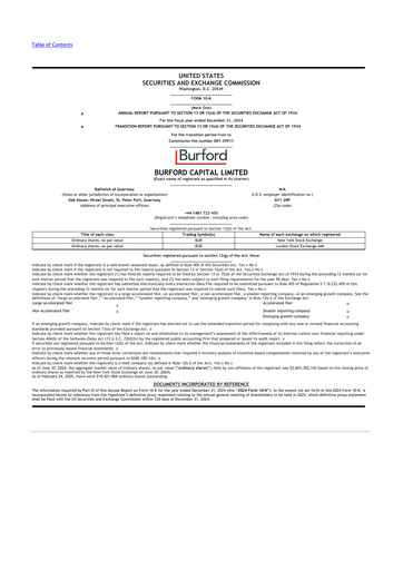 Thumbnail Burford Capital 10-K Annual Report 2024