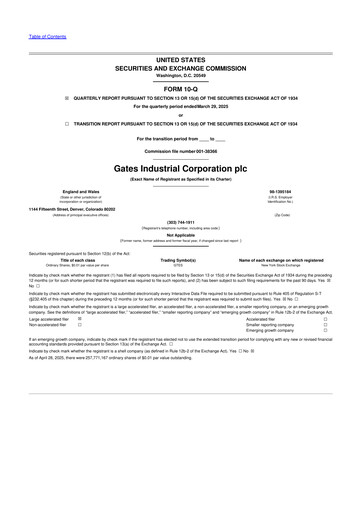 Miniature Gates Industrial Corp 10-Q Rapport trimestriel 2025 