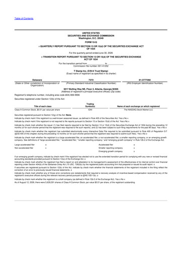 Miniature T Stamp Inc. (TrustStamp) 10-Q Rapport trimestriel 2026 
