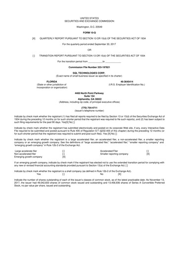 Thumbnail SKYX Platforms 10-Q Quarterly Report FY2017 