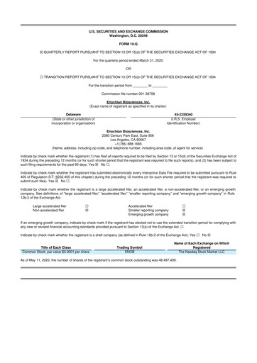 Thumbnail Lunai Bioworks 10-Q Quarterly Report FY2020 