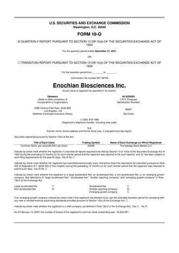 Thumbnail Lunai Bioworks 10-Q Quarterly Report FY2022 