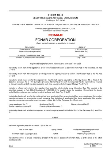 Thumbnail Fonar Corporation
 10-Q Quarterly Report FY2026 